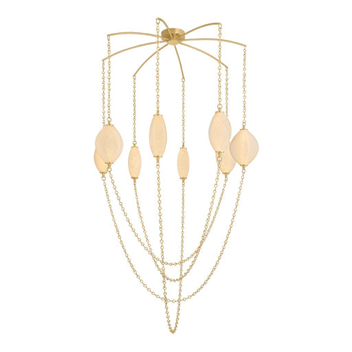 Corbett Lighting - 582-54-VB - LED Chandelier - Positano - Vintage Brass