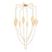 Corbett Lighting - 582-54-VB - LED Chandelier - Positano - Vintage Brass
