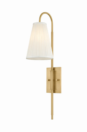 Limoges One Light Wall Sconce Vintage Brass