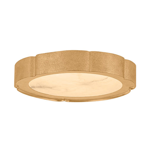 Teka LED Flush Mount Vintage Gold Leaf