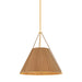 Hudson Valley - 1144-AGB - Four Light Pendant - Sunside - Aged Brass