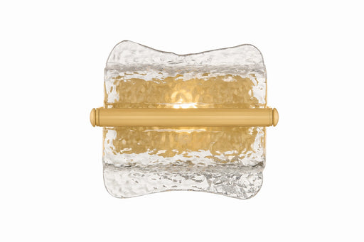 Fosterdale One Light Wall Sconce Aged Brass