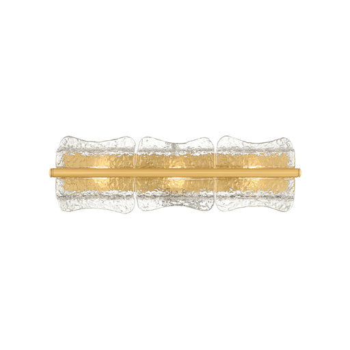 Fosterdale Three Light Wall Sconce Aged Brass