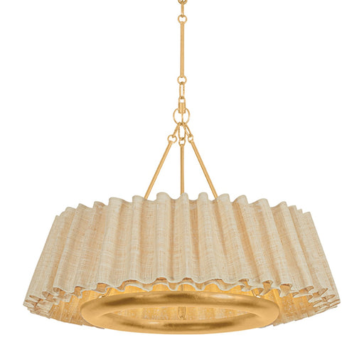 Beechford LED Chandelier Vintage Gold Leaf