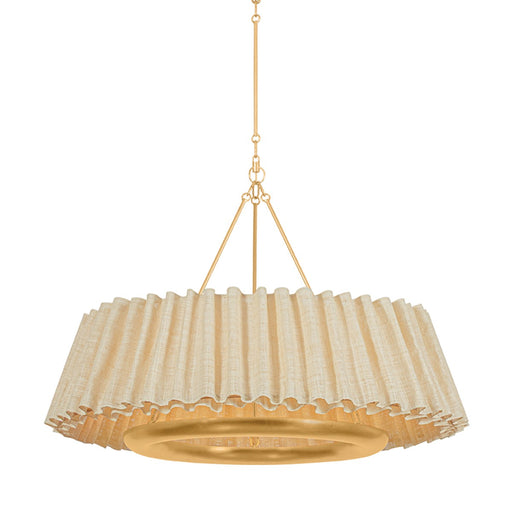 Beechford LED Chandelier Vintage Gold Leaf