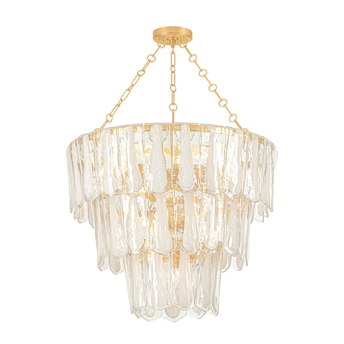 Hudson Valley - 1713-VGL - 13 Light Chandelier - Tappan - Vintage Gold Leaf