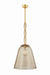 Hudson Valley - 2417-AGB - One Light Pendant - Bleecker - Aged Brass