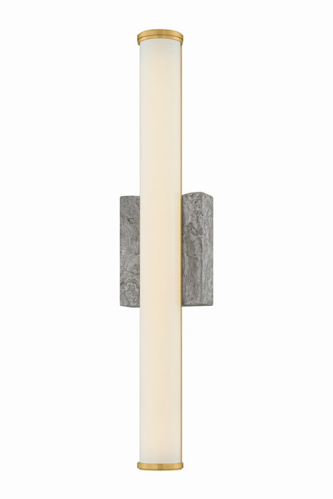 Hudson Valley - 3431-AGB - LED Wall Sconce - Stony Point - Aged Brass