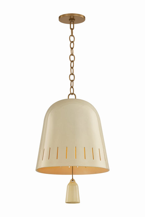 Hudson Valley - 3617-PBR/CIC - One Light Pendant - Omi - Patina Brass