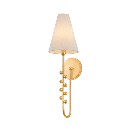 Pine Hills One Light Wall Sconce Vintage Gold Leaf