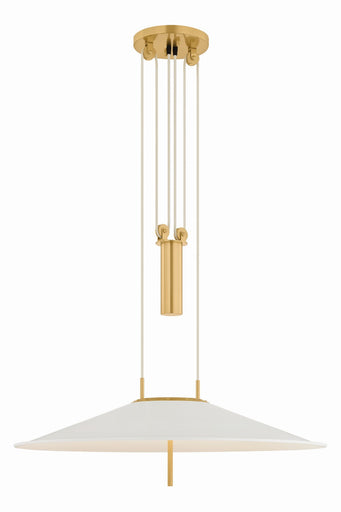 Emmons LED Pendant Aged Brass