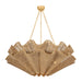 Hudson Valley - 6208-VGL - Eight Light Chandelier - Hayworth - Vintage Gold Leaf