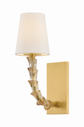 Calumet One Light Wall Sconce Aged Brass