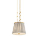 Hudson Valley - 8519-AGB - One Light Pendant - Valeria - Aged Brass