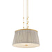 Hudson Valley - 8528-AGB - Three Light Pendant - Valeria - Aged Brass