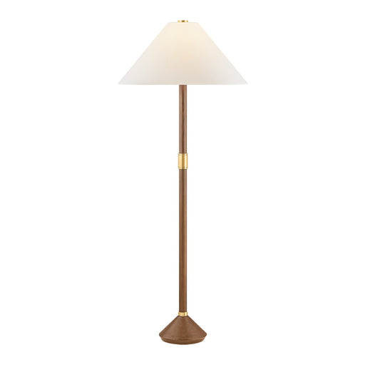Merrimack One Light Floor Lamp Aged Brass