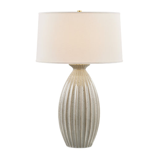 Box Elder One Light Table Lamp Aged Brass