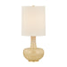 Hudson Valley - L2951-AGB/CTR - One Light Table Lamp - Plum Point - Aged Brass