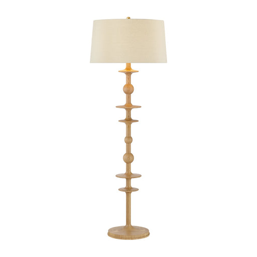 Jefferson Heights One Light Floor Lamp Aged Brass