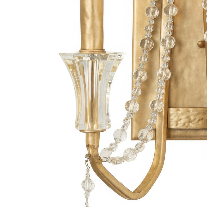Varaluz - 270W02BK - Two Light Wall Sconce - Barcelona - Brass Kisser