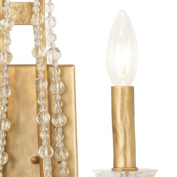 Varaluz - 270W02BK - Two Light Wall Sconce - Barcelona - Brass Kisser