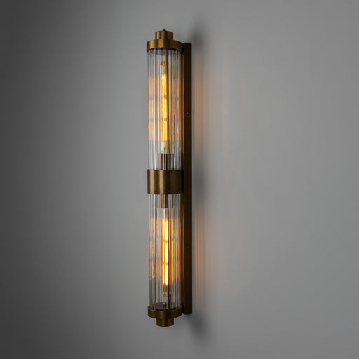 Mullan Lighting - MLBWL169ANTBRS - Two Light Wall Sconce - Louise - Antique Brass