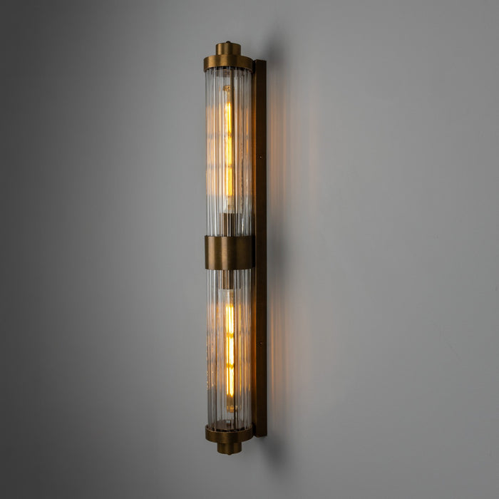 Mullan Lighting - MLBWL169ANTBRS - Two Light Wall Sconce - Louise - Antique Brass