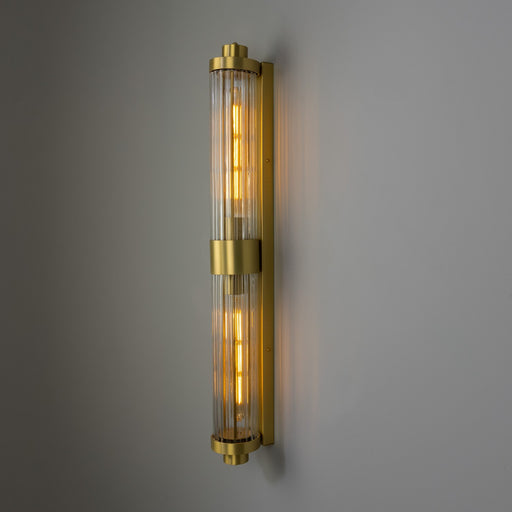 Mullan Lighting - MLBWL169SATBRS - Two Light Wall Sconce - Louise - Satin Brass