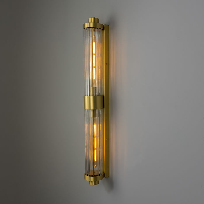 Mullan Lighting - MLBWL169SATBRS - Two Light Wall Sconce - Louise - Satin Brass