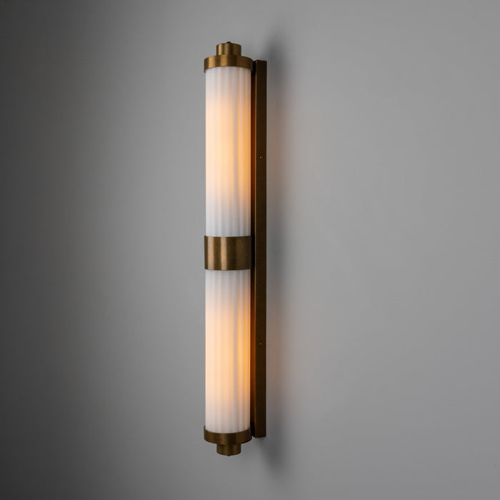 Mullan Lighting - MLBWL170ANTBRS - Two Light Wall Sconce - Louise - Antique Brass