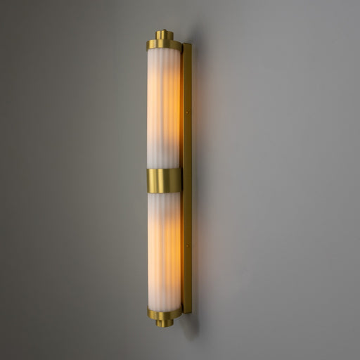 Mullan Lighting - MLBWL170SATBRS - Two Light Wall Sconce - Louise - Satin Brass