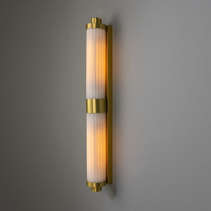 Mullan Lighting - MLBWL170SATBRS - Two Light Wall Sconce - Louise - Satin Brass