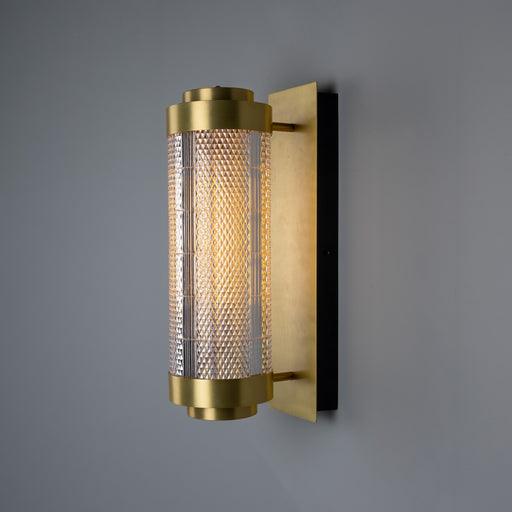 Ashford One Light Wall Sconce Satin Brass