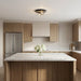 Generation Lighting - GLF1722MBK - Two Light Flush Mount - Rhett - Midnight Black