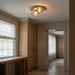 Generation Lighting - GLF1722SB - Two Light Flush Mount - Rhett - Satin Brass