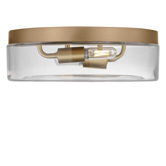 Generation Lighting - GLF1722SB - Two Light Flush Mount - Rhett - Satin Brass