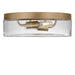 Generation Lighting - GLF1722SB - Two Light Flush Mount - Rhett - Satin Brass