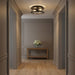 Generation Lighting - GLF1732MBKE - Two Light Flush Mount - Lumra - Midnight Black