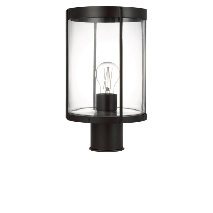 Generation Lighting - GLO1741C-TXBE - One Light Outdoor Post Lantern - Luning - Textured Black