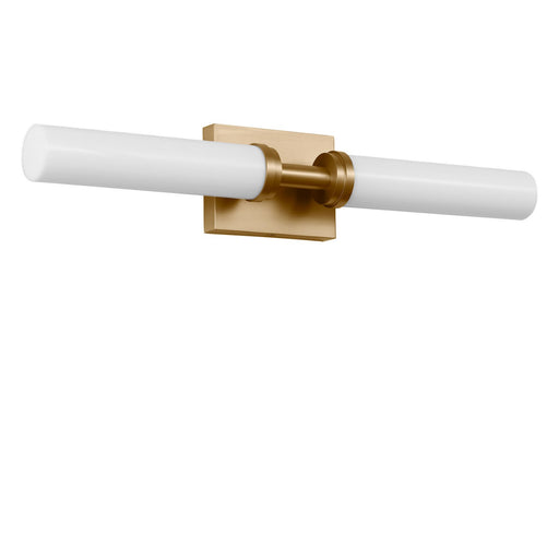 Coles LED Vanity Satin Brass