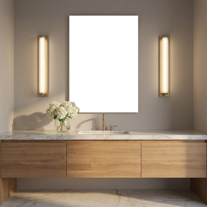 Generation Lighting - GLV1511SB-L - LED Vanity - Weston - Satin Brass