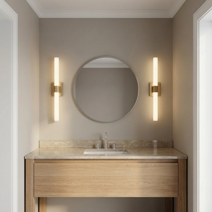 Generation Lighting - GLV1642SB-L - LED Vanity - Sarco - Satin Brass