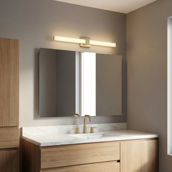 Generation Lighting - GLV1652SB-L - LED Vanity - Fentress - Satin Brass