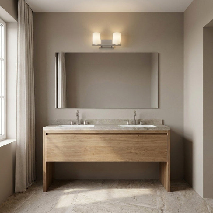 Generation Lighting - GLV1962BNE - Two Light Vanity - Neblina - Brushed Nickel