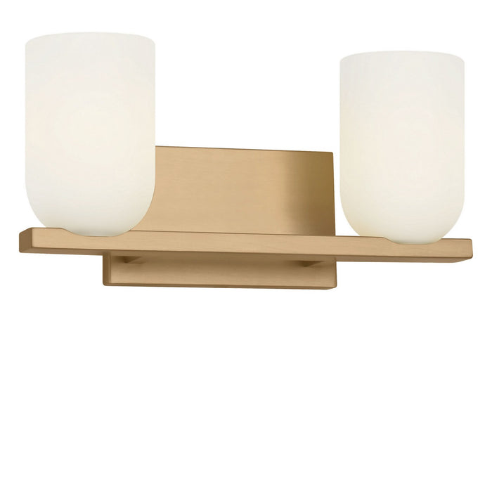 Generation Lighting - GLV1962SBE - Two Light Vanity - Neblina - Satin Brass