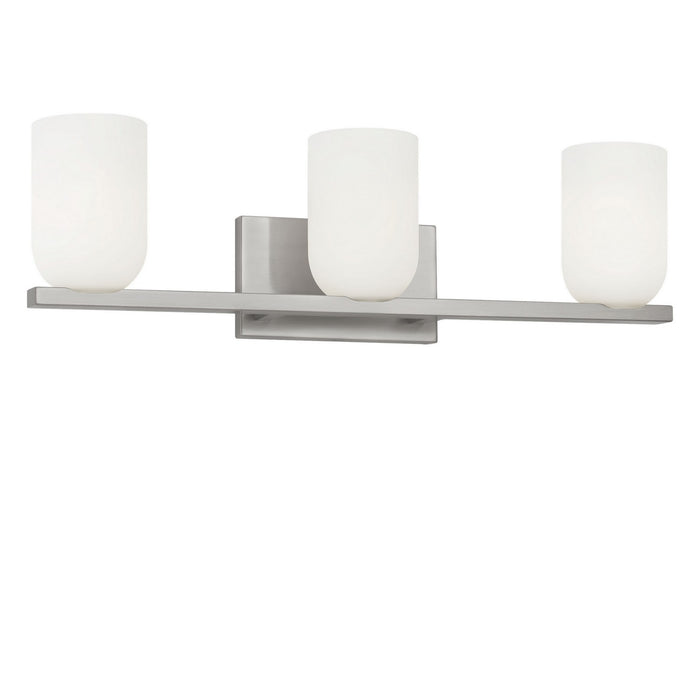 Generation Lighting - GLV1973BN - Three Light Vanity - Neblina - Brushed Nickel
