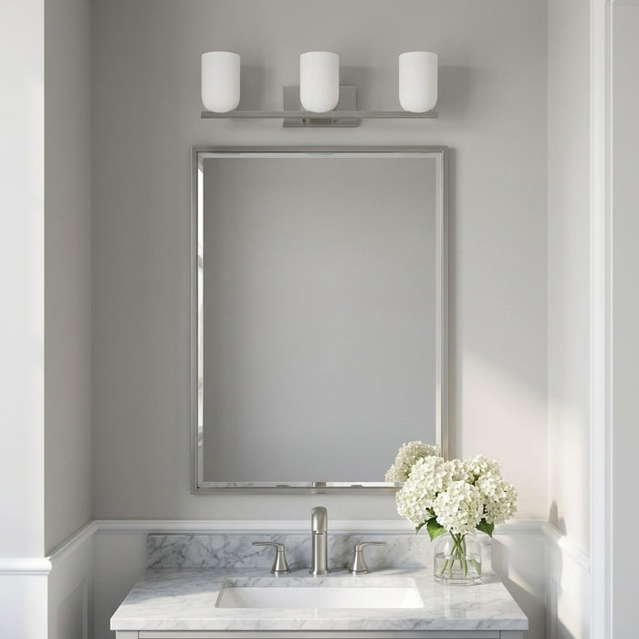 Generation Lighting - GLV1973BNE - Three Light Vanity - Neblina - Brushed Nickel