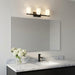 Generation Lighting - GLV1973MBKE - Three Light Vanity - Neblina - Midnight Black