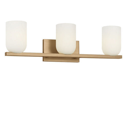 Neblina Three Light Vanity Satin Brass