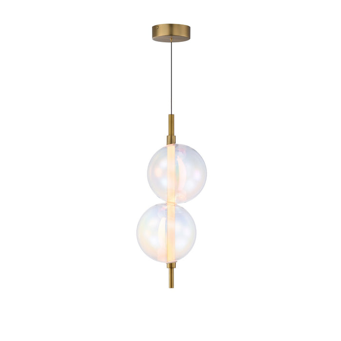 Studio M - SM24931IRNAB - LED Pendant - Dreamer - Natural Aged Brass